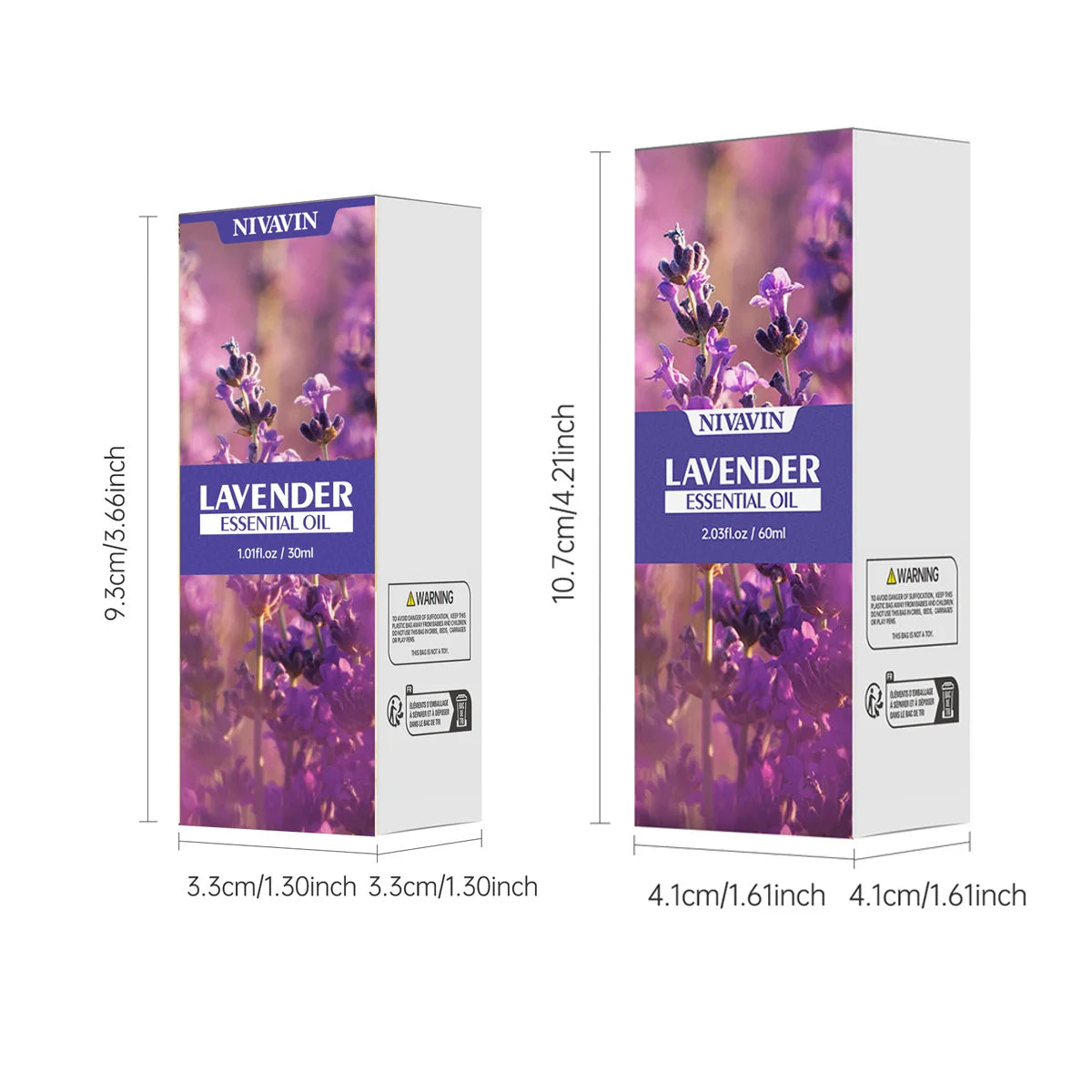 NIVAVIN 30ml/60ml /100mlLavender Plant Extract Facial Skincare Essential Oil, Rich and Long-lasting Fragrance