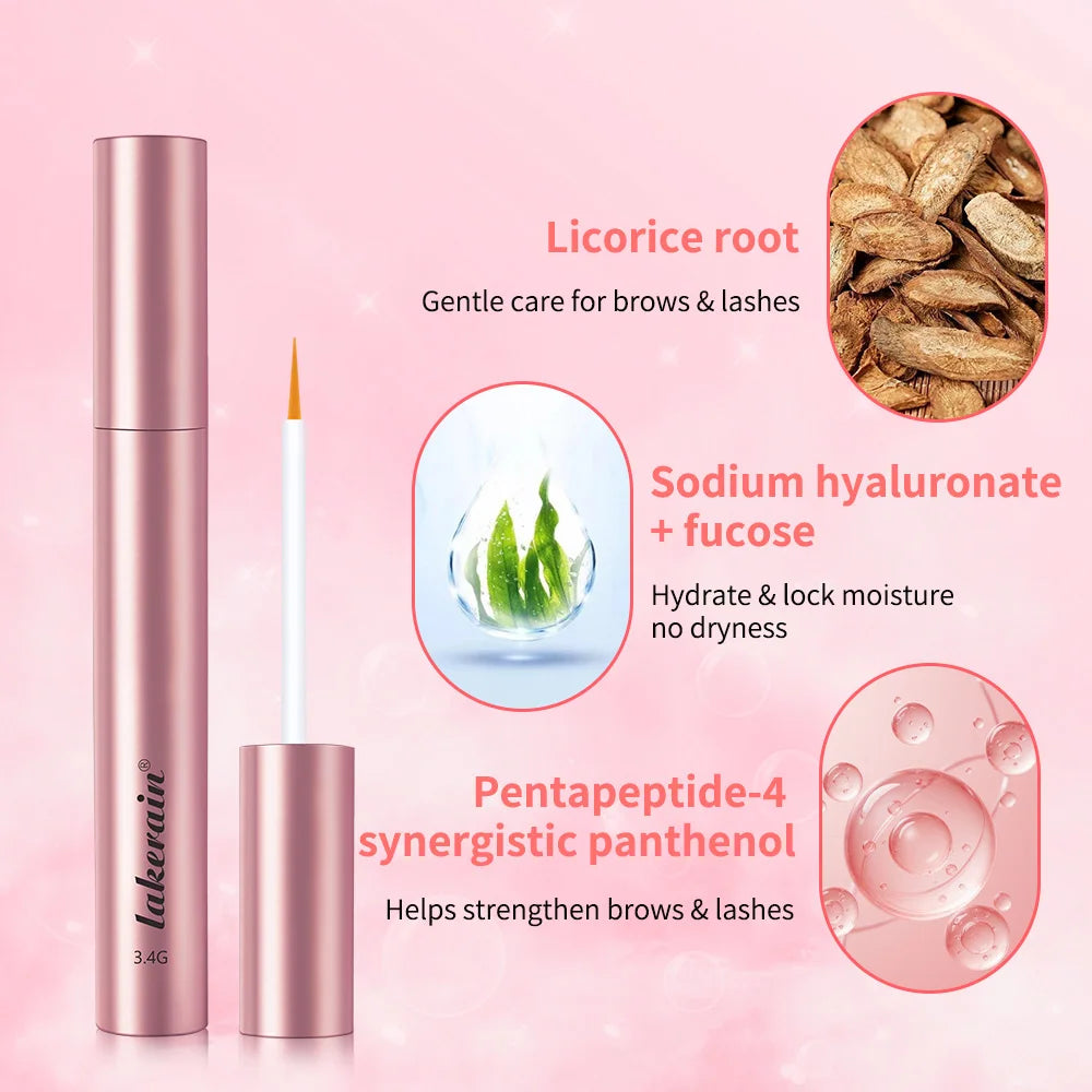Eyebrow Enhancer Serum Nourishing Eyelash Natural Ingredients for Longer Fuller Thicker Eyebrows eyelash Eye makeup Cosmeti