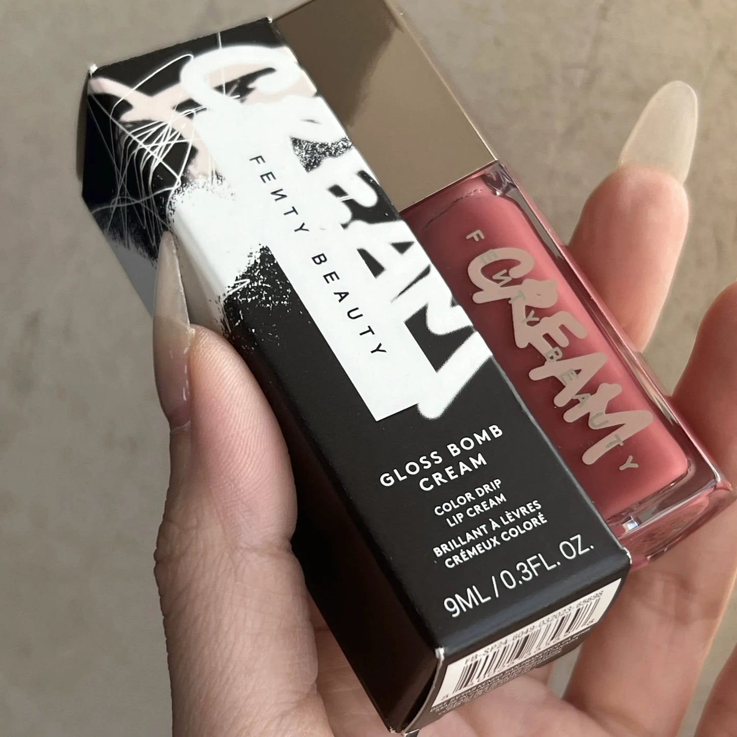 Fenty Beauty Lip Gloss Lipstick Water Gloss Highlight Mirror FUSSY HEAT RIRI Sparkling Charming Moisturizing Lip Care Cosmetics