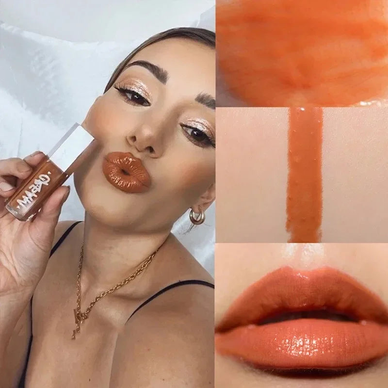 Fenty Beauty Lip Gloss Lipstick Water Gloss Highlight Mirror FUSSY HEAT RIRI Sparkling Charming Moisturizing Lip Care Cosmetics