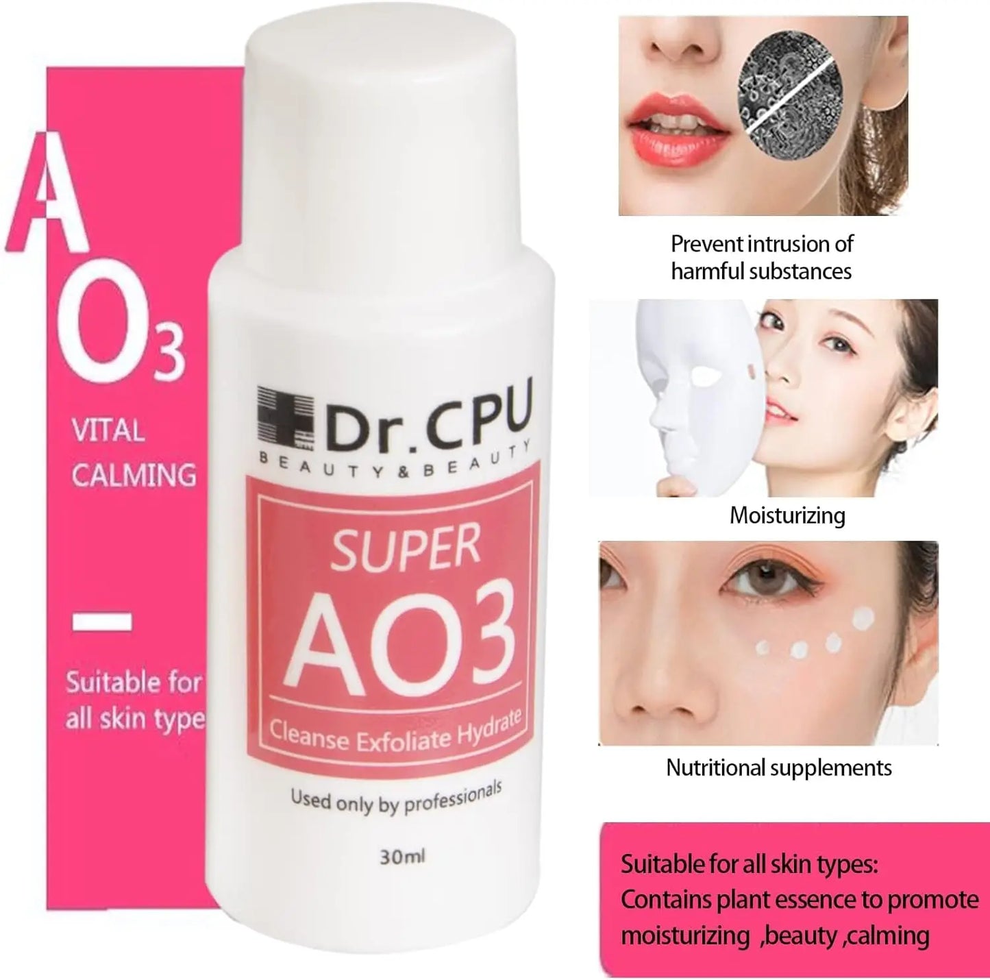 3Pcs/Set Serum Aqua Peel Solution Concentrated Solution Deep Clean Essence For Facial Skincare Hydro Dermabrasion Beauty Machine