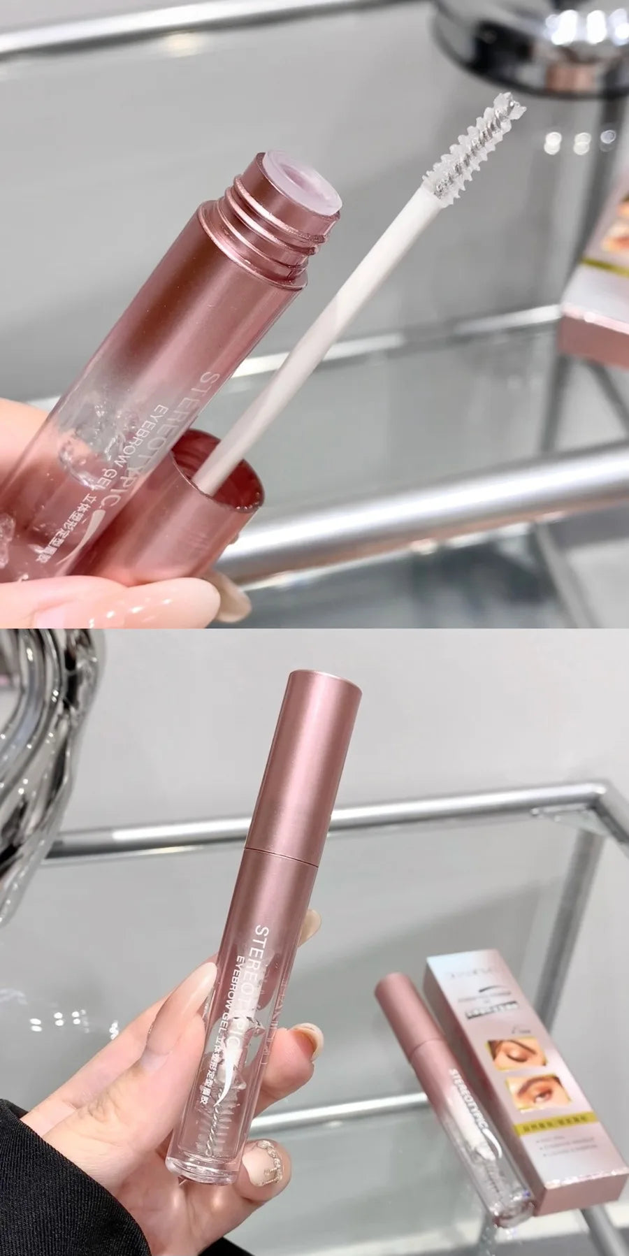 Transparent Waterproof Eyebrow Styling Gel Long Lasting Fixing Brow Soap Cream Makeup Clear Liquid Eyebrow Sealed Layer Cosmetic