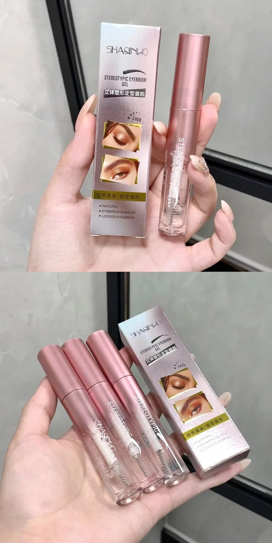 Transparent Waterproof Eyebrow Styling Gel Long Lasting Fixing Brow Soap Cream Makeup Clear Liquid Eyebrow Sealed Layer Cosmetic