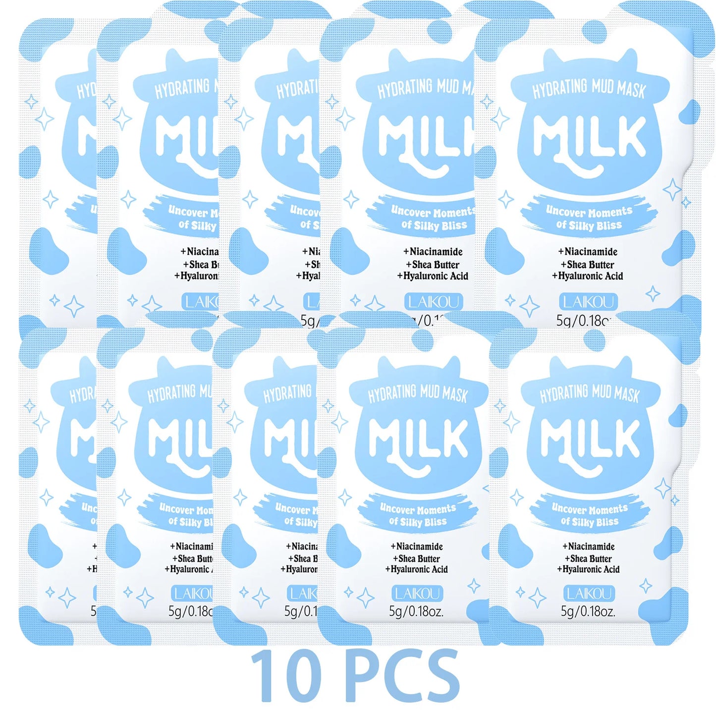 Milk Facial Sheet Mask 25g Hydrating Moisturizing Face Mask For Dry Sensitive Skin Daily Deep Nourish Essence Mask With Natural