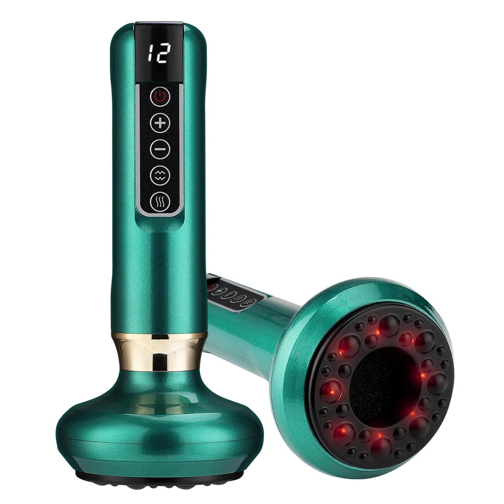 Intelligent Suction Medical Cupping Set Beauty Massager Glass Jars Anti Cellulite Cupping Vacuum Slimming Guasha Massage