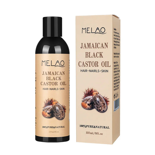 237ml 100% Pure Natural Cold Pressed Castor Oil Promotes Healthy Skin  for Hair Growth, Eyelashes and Eyebrows Massage