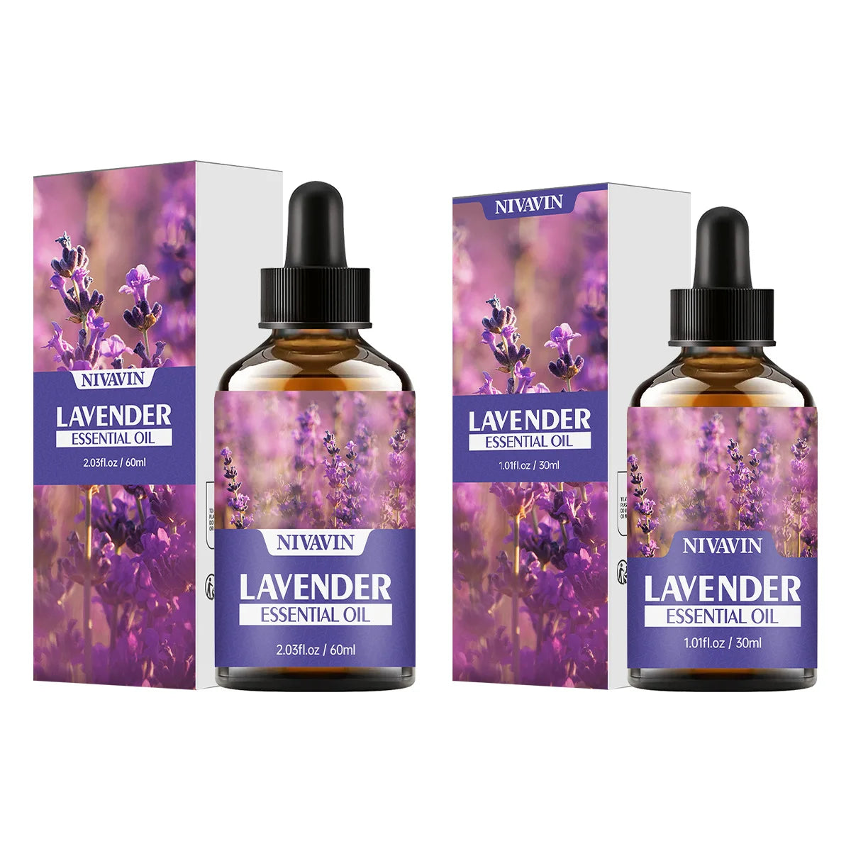 NIVAVIN 30ml/60ml /100mlLavender Plant Extract Facial Skincare Essential Oil, Rich and Long-lasting Fragrance
