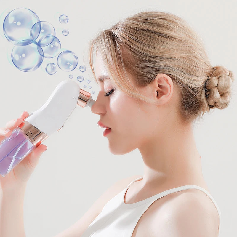 USB charging blackhead cleaning and beauty device, portable facial pore cleaner, gentle and safe cleaning