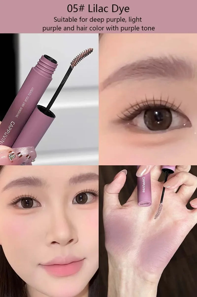 3D Eyebrow Dye Cream Long Lasting Pink Brown Color Eyebrow Mascara Tint Sweatproof Wild Brow Enhancer Cream Cosmetics Beginner