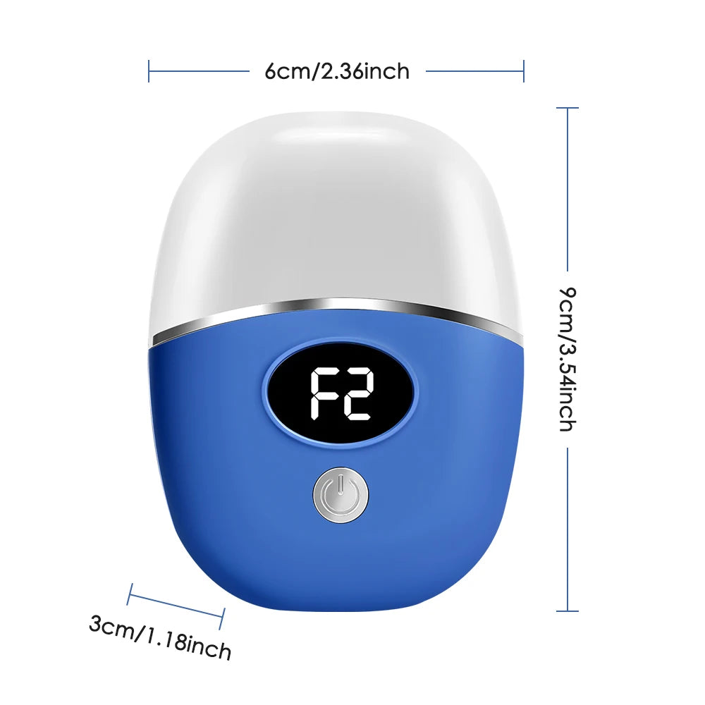 Electric Foot Grinder with Digital Display Rechargeable Callus Remover IPX4 Portable Foot File Heel Dead Skin Callu Removal Tool