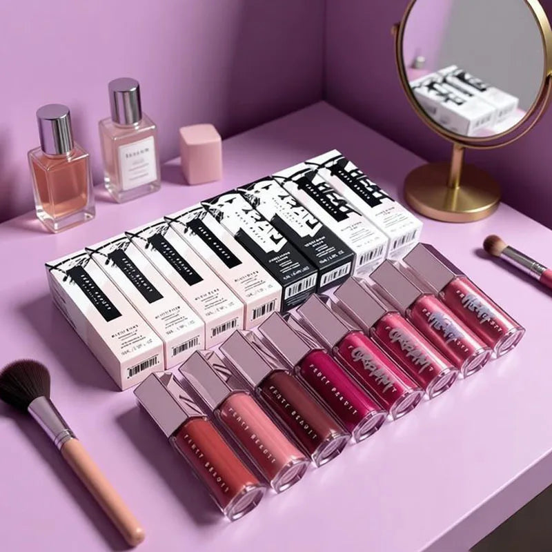 FENTY BEAUTY Suit Lip Balm Lipstick Lasting Glitter Bling Moisturizing Lips Plumper Nourish Makeup Lip Care Gloss Cosmetics