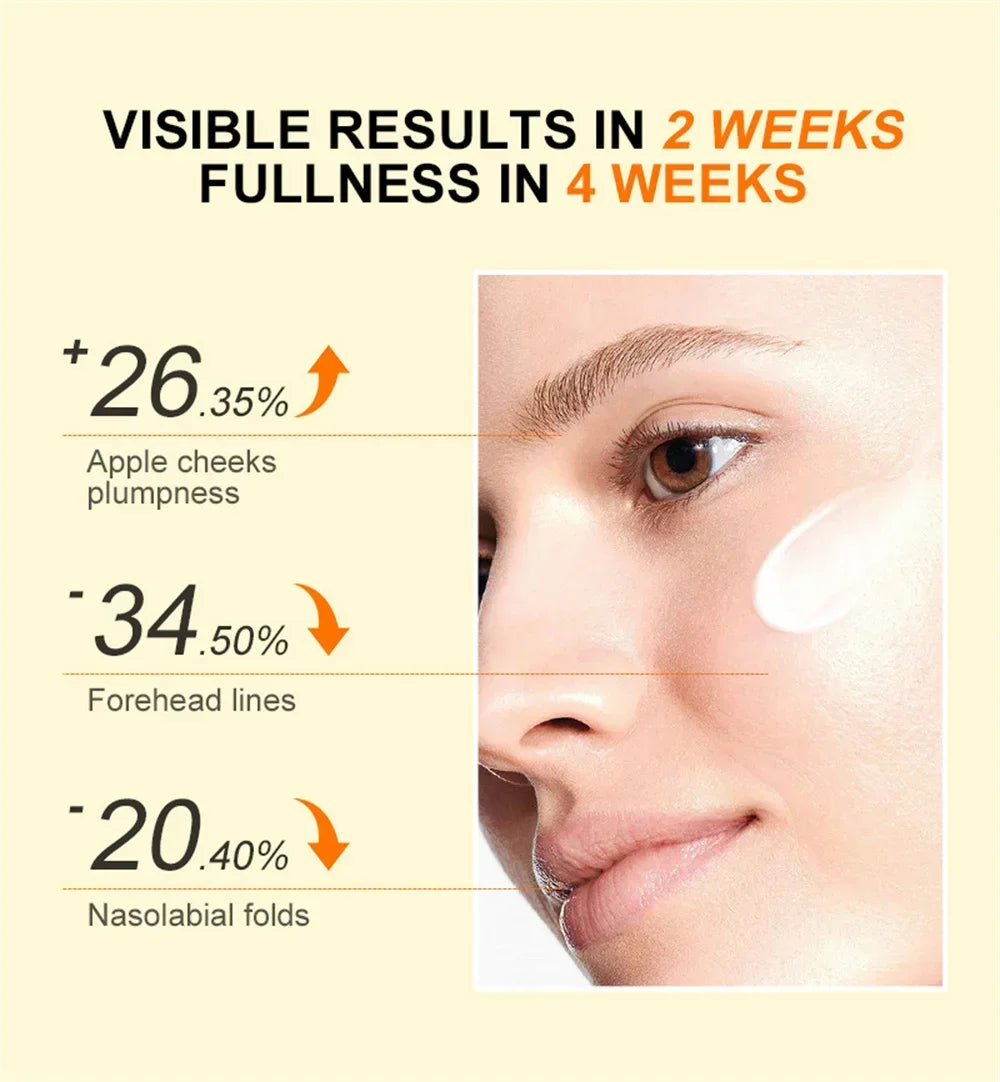 Collagen Anti-Aging Cream Repair Instant Wrinkle Tightening Lifting Rejuvenate face Deep Moisturizing Tightening Korean Skincare
